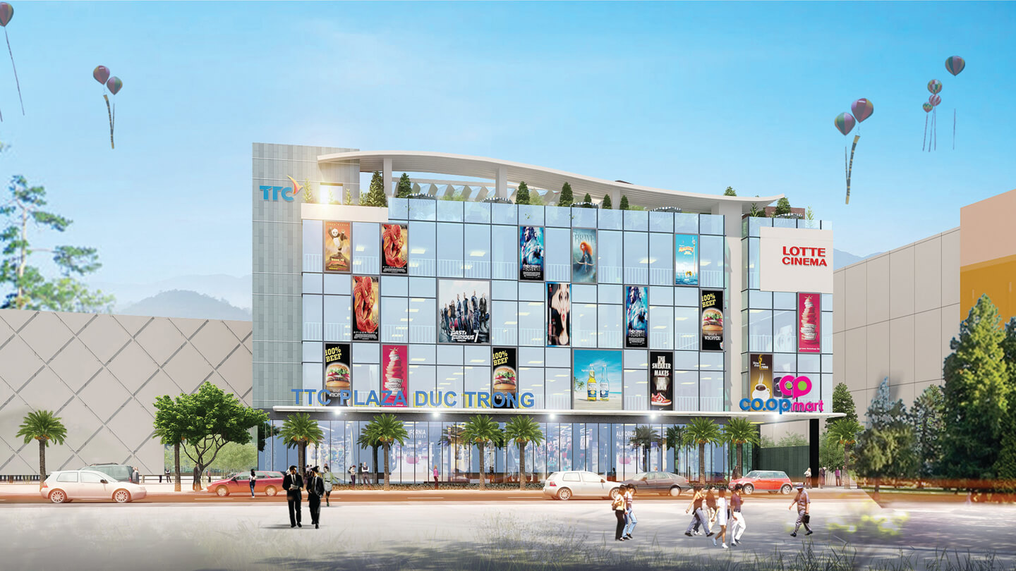 Thi công hệ thống điều hòa không khí TTC plaza Đức Trọng